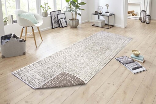 Binnen & buiten loper Retro - lichtbruin - sfeer