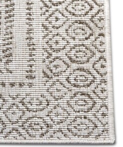 Binnen & buiten vloerkleed Retro - lichtbruin - close up, thumbnail