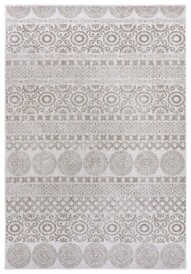 Binnen & buiten Ornament vloerkleed - lichtbruin - overzicht boven, thumbnail Binnen & buiten Ornament vloerkleed - lichtbruin - overzicht boven, thumbnail