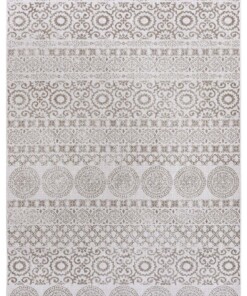 Binnen & buiten Ornament vloerkleed - lichtbruin - overzicht boven, thumbnail Binnen & buiten Ornament vloerkleed - lichtbruin - overzicht boven, thumbnail