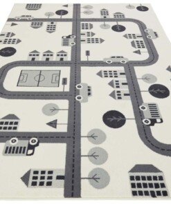 Speelkleed wegen - Town crème - overzicht schuin, thumbnail