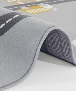 Speelkleed wegen - Town grijs/geel - close up, thumbnail Speelkleed wegen - Town grijs/geel - close up, thumbnail