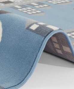 Speelkleed wegen - Town blauw/grijs - close up, thumbnail Speelkleed wegen - Town blauw/grijs - close up, thumbnail