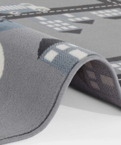 Speelkleed wegen - Town grijs/blauw - close up, thumbnail