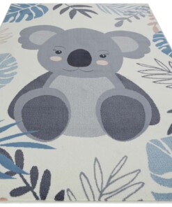kindervloerkleed koala - crème/blauw - overzicht schuin, thumbnail kindervloerkleed koala - crème/blauw - overzicht schuin, thumbnail