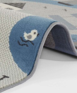 Speelkleed - Rail Track grijs/blauw - close up, thumbnail