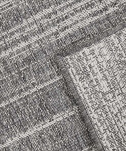 Buitenkleed - Mèlange zilver - close up, thumbnail Buitenkleed - Mèlange zilver - close up, thumbnail