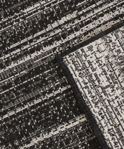 Buitenkleed - Mèlange zwart/crème - close up, thumbnail Buitenkleed - Mèlange zwart/crème - close up, thumbnail