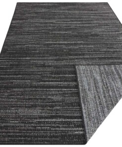 Buitenkleed - Mèlange zwart/zilver - overzicht schuin, thumbnail