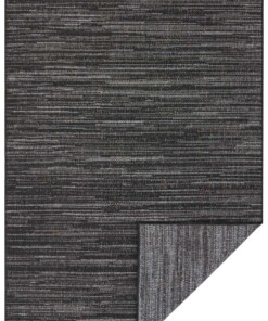 Buitenkleed - Mèlange zwart/zilver - overzicht boven