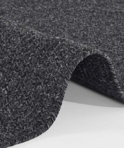 Buitenkleed - Trenzado donkergrijs - close up, thumbnail Buitenkleed - Trenzado donkergrijs - close up, thumbnail