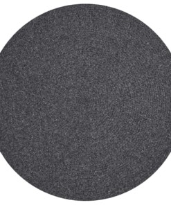 Rond buitenkleed - Trenzado donkergrijs - overzicht, thumbnail Rond buitenkleed - Trenzado donkergrijs - overzicht, thumbnail