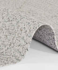 Buitenkleed - Trenzado wit/grijs - close up, thumbnail Buitenkleed - Trenzado wit/grijs - close up, thumbnail