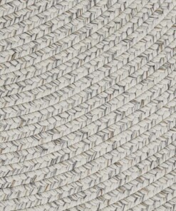 Rond buitenkleed - Trenzado wit/grijs - close up, thumbnail Rond buitenkleed - Trenzado wit/grijs - close up, thumbnail