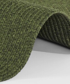 Rond buitenkleed - Trenzado groen - close up, thumbnail Rond buitenkleed - Trenzado groen - close up, thumbnail