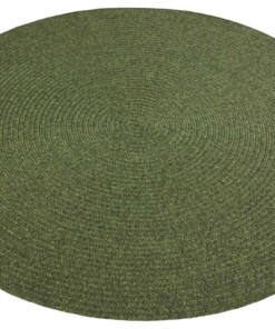 Rond buitenkleed - Trenzado groen - overzicht schuin, thumbnail Rond buitenkleed - Trenzado groen - overzicht schuin, thumbnail