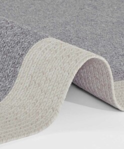 Buitenkleed rand - Trenzado grijs/crème - close up, thumbnail Buitenkleed rand - Trenzado grijs/crème - close up, thumbnail