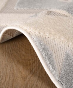 Balkonkleed geometrisch - Verano grijs/wit - close up, thumbnail Balkonkleed geometrisch - Verano grijs/wit - close up, thumbnail