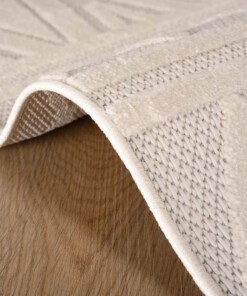 Buitenkleed ruiten - Verano wit - close up, thumbnail