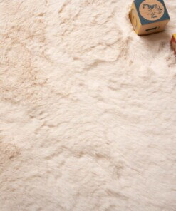 Kindervloerkleed Olifant - Fluffy crème - close up, thumbnail Kindervloerkleed Olifant - Fluffy crème - close up, thumbnail