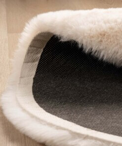 Kindervloerkleed Olifant - Fluffy crème - close up, thumbnail Kindervloerkleed Olifant - Fluffy crème - close up, thumbnail