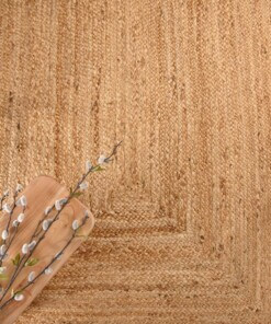 Jute loper - Boho & me - naturel - close up