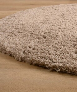 Ovaal hoogpolig vloerkleed - Cozy Shaggy - beige - close up, thumbnail Ovaal hoogpolig vloerkleed - Cozy Shaggy - beige - close up, thumbnail