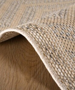 Jute balkonkleed Sunny Contour - naturel - close up