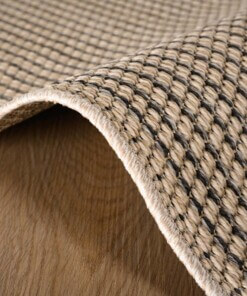 Jute balkonkleed Sunny - beige - close up