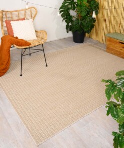 Jute buitenkleed Sunny - naturel - sfeer