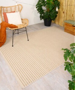 Jute buitenkleed - Lazo Naturel beige - sfeer