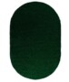 Ovaal hoogpolig vloerkleed shaggy Trend effen - jade - overzicht, thumbnail