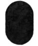 Ovaal hoogpolig vloerkleed velours - Posh antraciet - overzicht, thumbnail
