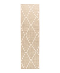 Jute balkonkleed - Lazo Diamond beige - overzicht