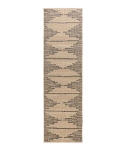 Jute balkonkleed Sunny Grotto - beige/zwart - overzicht