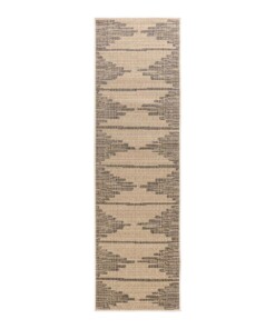 Jute balkonkleed Sunny Grotto - beige/zwart - overzicht