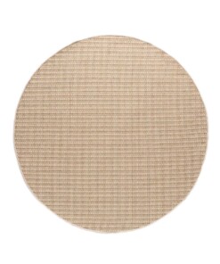 Rond jute buitenkleed Sunny - naturel - overzicht