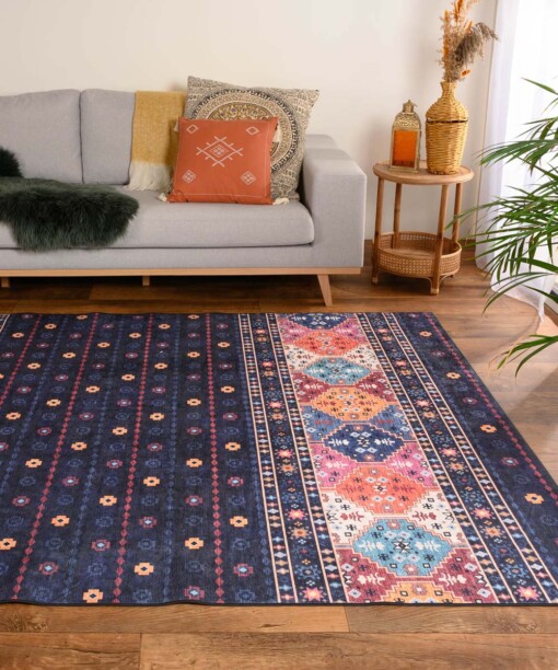 Kelim vloerkleed wasbaar - Moderna multi - sfeer