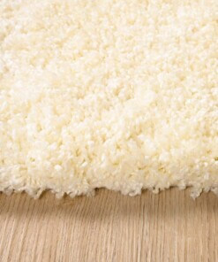 Vierkant hoogpolig vloerkleed - Shaggy Grand Crème - close up, thumbnail Vierkant hoogpolig vloerkleed - Shaggy Grand Crème - close up, thumbnail
