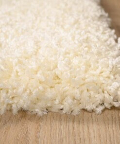 Vierkant hoogpolig vloerkleed - Shaggy Grand Crème - close up, thumbnail Vierkant hoogpolig vloerkleed - Shaggy Grand Crème - close up, thumbnail