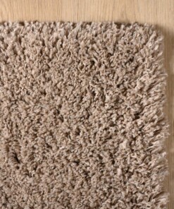 Hoogpolige loper - Cozy Shaggy beige - close up, thumbnail