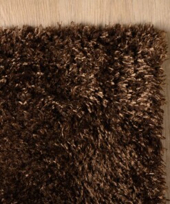 Hoogpolige loper Velours - Posh bruin - close up, thumbnail Hoogpolige loper Velours - Posh bruin - close up, thumbnail