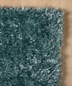 Hoogpolige loper Velours - Posh turquoise - close up, thumbnail