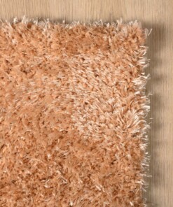 Hoogpolige loper Velours - Posh zalmroze - close up, thumbnail