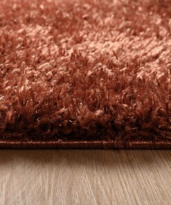 Hoogpolige loper Velours - Posh koper - close up, thumbnail Hoogpolige loper Velours - Posh koper - close up, thumbnail