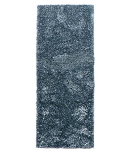 Hoogpolige loper Velours - Posh blauw - overzicht