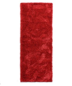 Hoogpolige loper Velours - Posh rood - overzicht