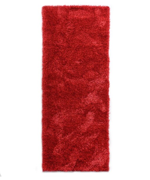 Hoogpolige loper Velours - Posh rood - overzicht