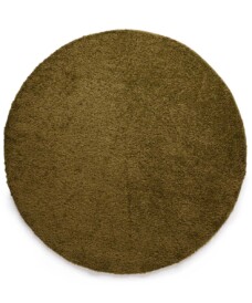 Rond hoogpolig vloerkleed shaggy Trend effen - olijfgroen - overzicht, thumbnail Rond hoogpolig vloerkleed shaggy Trend effen - olijfgroen - overzicht, thumbnail