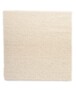 Vierkant hoogpolig vloerkleed shaggy Trend effen - ivoor - overzicht, thumbnail